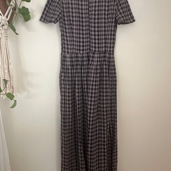 Christy Dawn Scarlet Dress - Navy Checkered - Picture 2 of 3